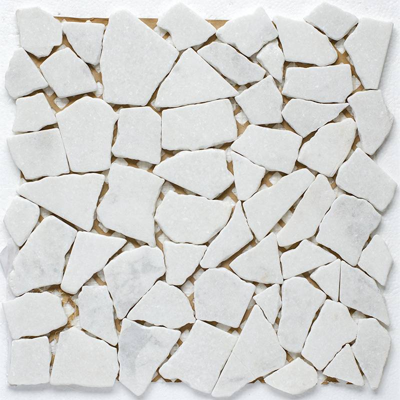 Split White Matt (JMST040) /305X305X7/ Натур.мрамор мозаика