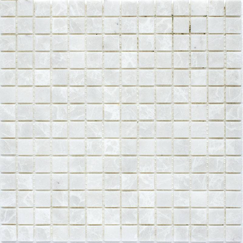 20X20 White Polished (JMST037) /305X305X4/ Натур.мрамор мозаика