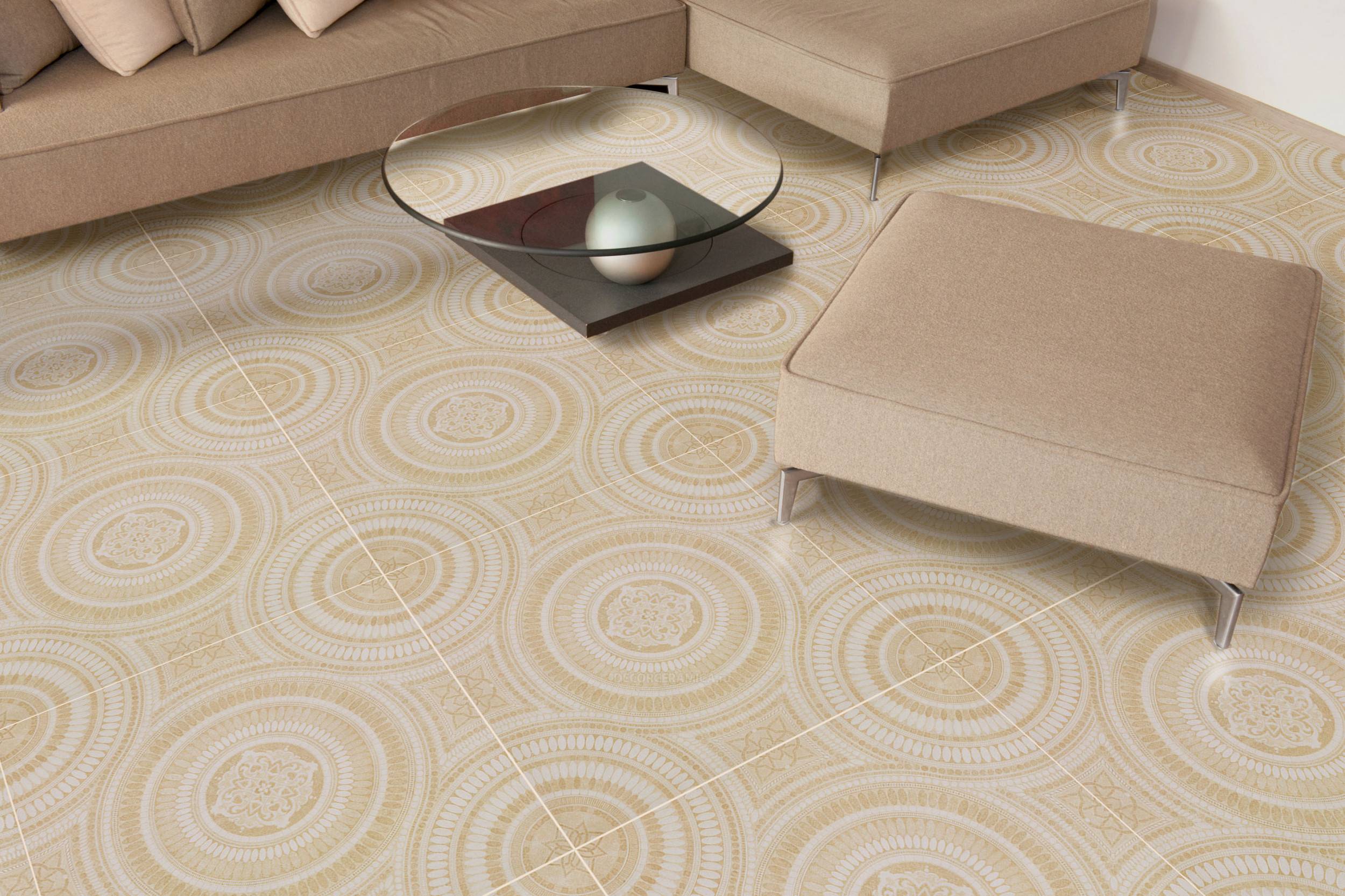 VESUBIO BEIGE /60*60 /полуполированный керамический гранит