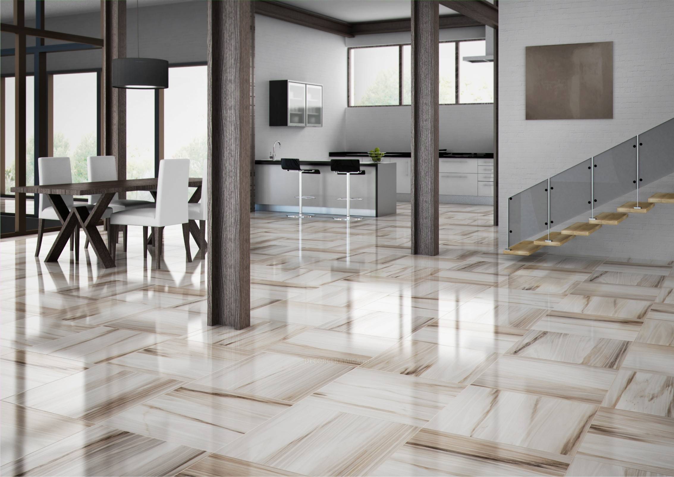 ELEMENTS blanco /60,5*60,5 /керамический гранит