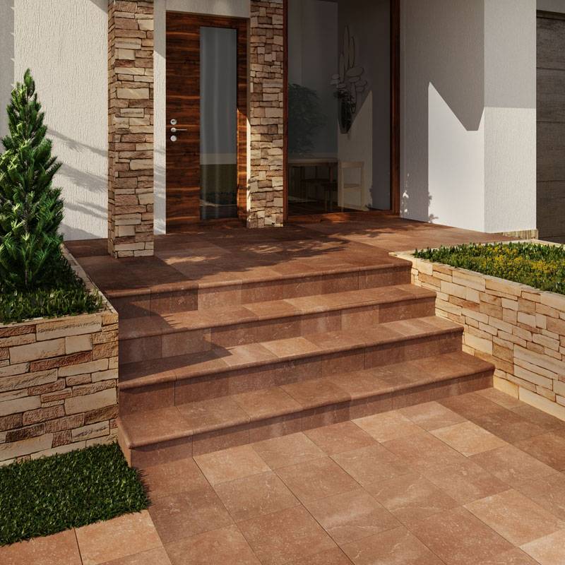  PELDANO  STONE BROWN /33*33 /Фронтальная ступень