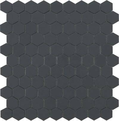 Hex Nordic № 908 Тёмно-серый (на сетке) (0,087м2)  /31,7*30,7  / Мозаика