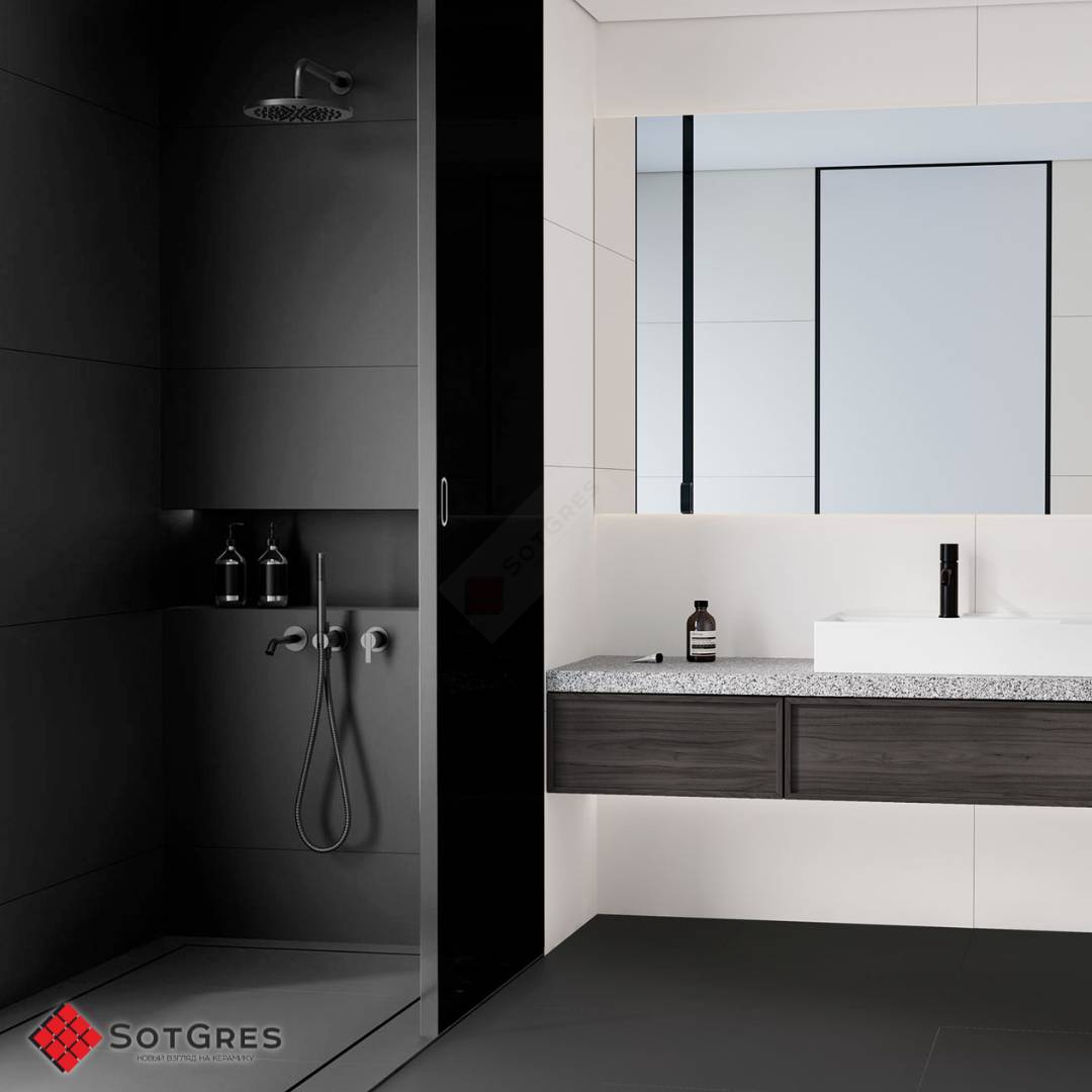 ELITE BLACK /Керамогранит матовый моноколор /60*120