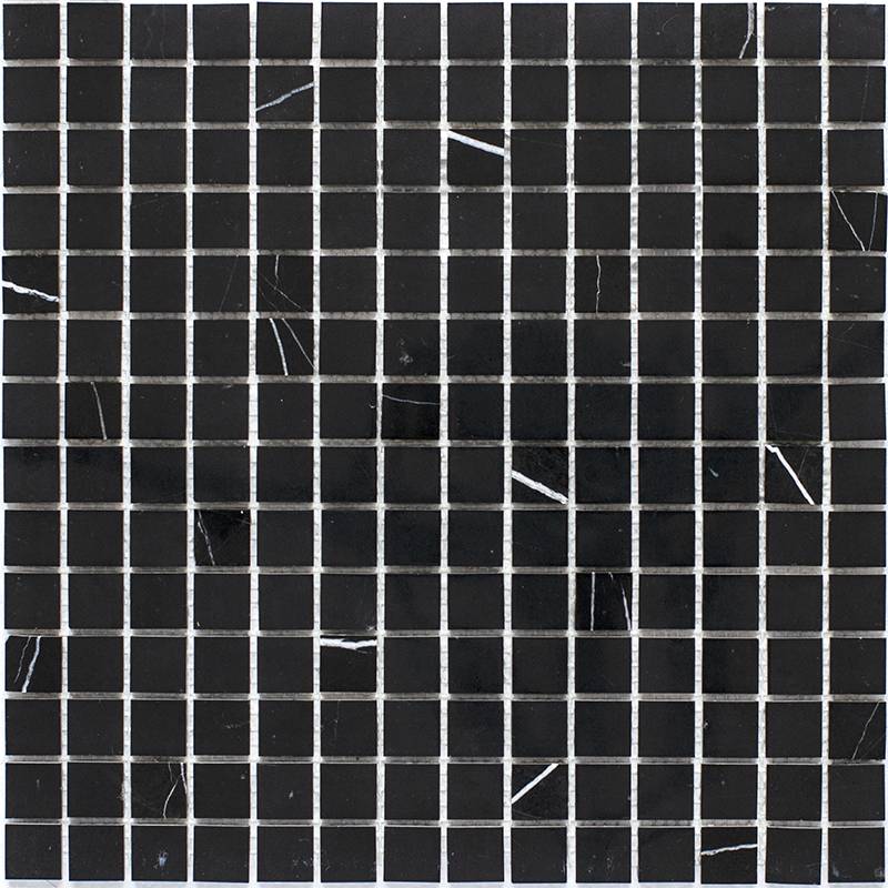 20X20 Black Polished (JMST034) /305X305X4/ Натур.мрамор мозаика