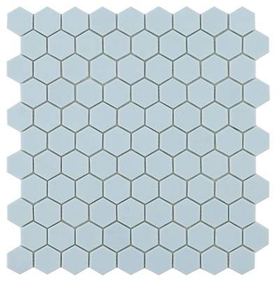  Hex Nordic № 925 Голубой (на сетке) (0,087м2) /31,7*30,7  / Мозаика