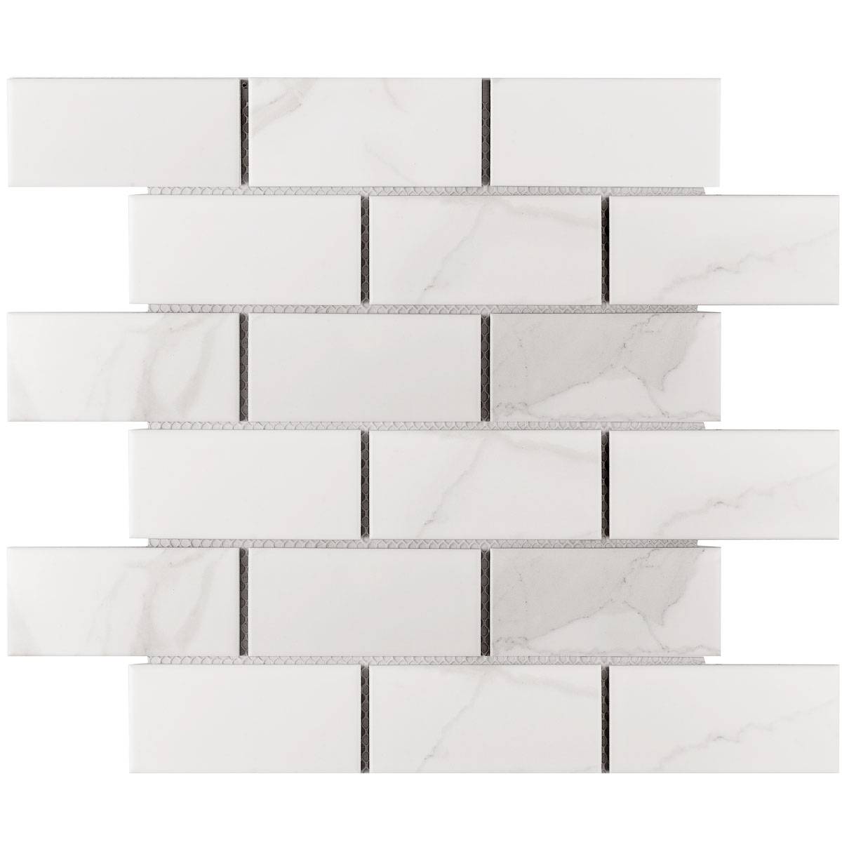 Кер. мозаика Brick Carrara Matt (PMB82223) 291х295х6